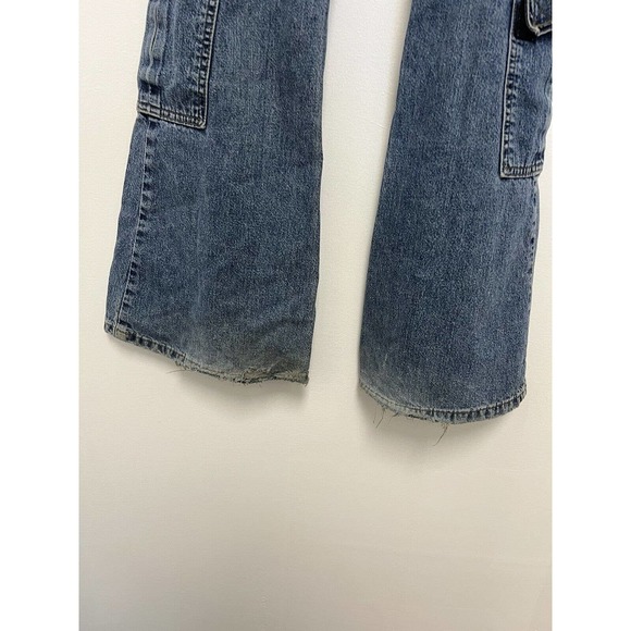 Vintage Mudd Low Rise Boot Cut Flare Blue Denim Jeans Y2K Size 3 - Picture 4 of 5